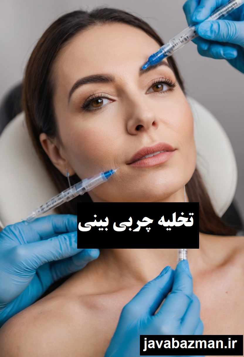 تخلیه چربی بینی